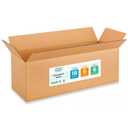 Long Moving & Shipping Boxes 18 x 6 x 6 inches (5-Pack) - Extra Strength 200 lb vs Regular - Corrugated Moving Boxes for USPS/ UPS/ FEDEX - Durable Shipping Box - Cardboard Box by IDL Packaging