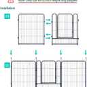 Dog Playpen Stakes, Accessories Replacing the Metal Posts of Pet Enclosures for Indoor Outdoor RV Puppy Medium Dogs Play Pens (40 inch, 8)