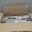 10-Pack 52 Sq.Ft 3D Wall Panels Peel and Stick 3D Faux Brick Wallpaper Peel and Stick Grey Faux Stone Wall Panel Foam Brick Self-Adhesive 3D Wallpaper