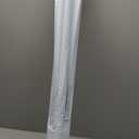 uxcell Door Brush Bottom Sweep Brown H-Shape Aluminum Alloy Holder W 1.6-inch Black PP Silicone Soft Brush, 1000mm x 63mm (Approx 39.37-inch x 2.48-inch)