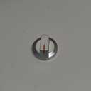 AMI Parts DG94-03500A/Z Stove Knob Replacement for Samsung and DG94-04167 DG94-03500U Gas Stove Knobs -Models NX60T8111SS NX60T8311SS NX60T8711SS for Oven Burner Top Stove knobs 1pcs (Silver)