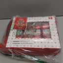 JOYIN 10 Pack Christmas No Snap Party Table Favor with Red & White Snowflake Design, with Party Hat, Joke & Little Gift Inside, for Xmas Gift, Christmas Seasonal Holiday Dinner Traditions