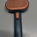 Aumuca Self-Cleaning Shedding Brush for Dogs & Cats, Gentle Deshedding Tool for Long & Short Hair Pets, Easy Hair Removal Grooming Brush (Green)