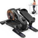 Sitting Under Desk Elliptical Machine, Leg Exerciser While Sitting for Seniors, Seated Pedal Exerciser, Quiet & Portable Pedal Exerciser with 8 Resistance Levels, Work from Home Fitness