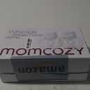 Momcozy Wearable Electric Breast Pump  Portable, Wireless, Adjustable Suction, Soft DoubleFit Flanges, Smart Display (24mm, 2-Pack, Light White)