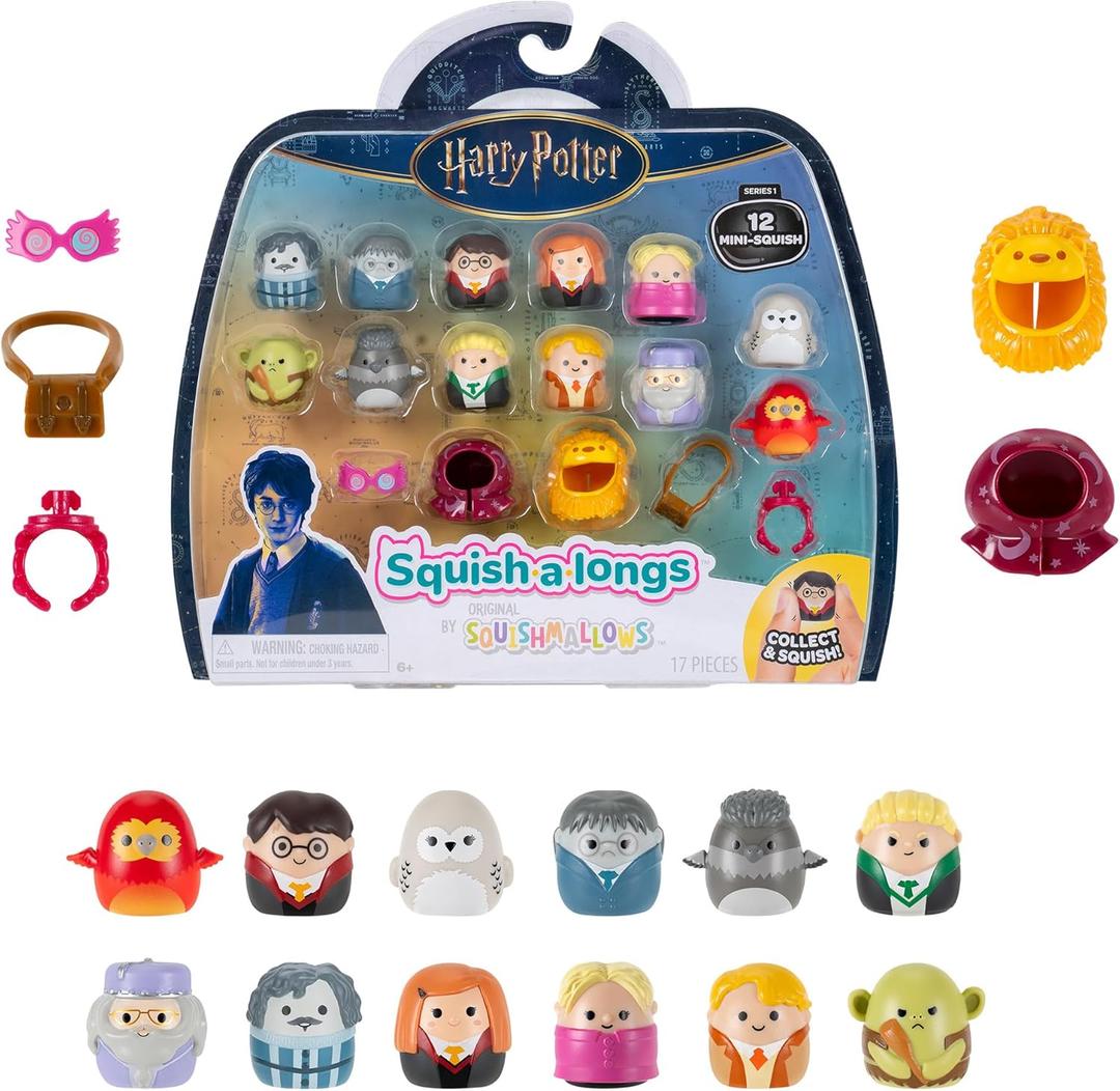 Squish-a-Longs Harry Potter Mini-Squish + Accessory 12-Pack