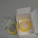 Nenesupply 15mm Oval Flanges Compatible with Medela Breast Pump Parts Replace 17mm Flange Accessories. Work with Pump in Style Parts Symphony Parts Swing Maxi Harmony and Personalfit Flex Connector