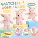 Running Plushies, 17.7" Cute Running Pig Stuffed Animal for Kids 3+, 17.7in