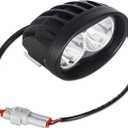 E-Bike LED Headlight for Rad Power Bikes Mini Rover Expand Runner, High Output E-Bike LED Lights Head Light with Mounting Bracket and E-Bike Plug, Plug and Play | Brighter | Waterproof