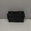 Surblue Caddy Hanging Organizer Bedside Storage Bag for Bunk and Hospital Beds, Black, Small