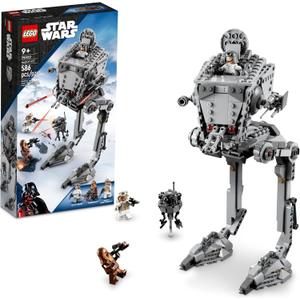 LEGO Star Wars Hoth at-ST Walker Building Toy for Kids with Chewbacca Minifigure and Droid Figure, The Empire Strikes Back Model, Star Wars Fan Gift, 75322