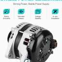New Alternator Fit for Ford F150 5.0 5.0L 2011 2012 2013 2014, 104210-6270, 104210-6660, AL3T-10300-CA, AL3Z-10346-C, AL3Z-10346-C, CL3Z-10346-A, 11532, 11679