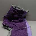 IDOMIK Warm Dog Coat with Harness, Waterproof Reflective Dog Jackets for Small Medium Large Dogs, Fleece High Collar Winter Jacket with Zipper, Pet Winter Snowsuit Clothes for Cold Weather,Purple 3XL (3XL(Neck Girth:26.8"))