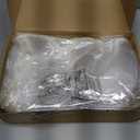 200 Count 18 x 24 Self Seal Clear Poly Bags with Suffocation Warning Plastic Self Seal Clear Poly Bags Resealable Adhesive for Packaging Bedding Clothing T-shirts
