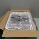 HapiRm Over Door Organizer Storage - Hanging Door Organizer with 4 Metal Large Capacity Baskets and Adjustable Coat Hook for Bathroom Bedroom Kitchen Pantry Closet Cabinet (White)