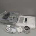 13.8in Bathroom Exhaust Fan with Light and Heater 1800W, 4 in 1 Bathroom Exhaust Fan with Heater 1.0 Sone, 12W LED Light, Metal Housing, Controller, Suitable for Bathrooms, Toilets, Shower Area