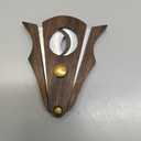 Cigar Cutter Lock System Wood Stainless Steel Double Cut Blade Cigar Guillotine Cutter in Gift Box