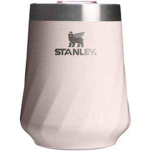 STANLEY Reserve Wine Tumbler | 11 oz Stainless Steel Travel Mug For Wine, Cocktails, Soda | Keeps Drinks Cold for Hours | BPA-Free | Rose Quartz Gloss