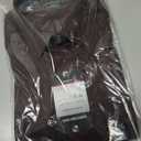 Van Heusen Mens Dress Shirt Slim Fit Ultra Wrinkle Free Flex Collar Stretch (13"-13.5" Neck 32"-33" Sleeve, Black)