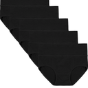 Women's High Waisted Underwear Cotton Panties Regular & Plus Size 4-Pack, XXL