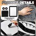 24 Pcs Locker Accessories Kit First Day of School Essentials with Locker Shelf Wallpaper Mirror Pen Holder Locker Rug Whiteboard Dry Erase Marker Magnet for Girls School Supplies