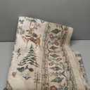 LIVEBOX Machine Washable Area Rugs, Soft Neutral Beige Bedroom Rugs 5x7, Christmas Living Room Rugs with No-Slip Backing Indoor Carpet for Dining Room