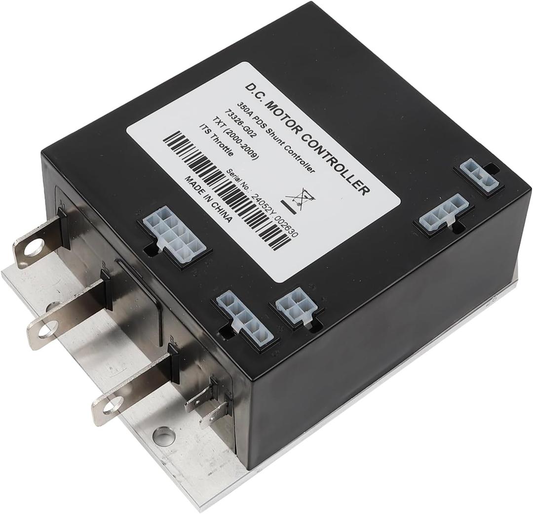 Dasbecan Golf Cart Motor Controller Compatible with EZGO TXT Golf Carts 2000-2009, Curtis 36V 350amp PDS,Replaces# 73326G02 73326G04 73326G05 73326G06 73326G07