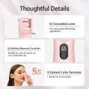 TOUCHBeauty Rechargeable Heated Eyelash Curler with LED Display, Featuring 3-Level Adjustable Temperature for a Natural, Long-Lasting Curl (Up to 24 Hours) AG-2316-Pink