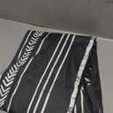 SUSYBAO Black Aztec Duvet Cover Queen 100% Cotton 3 Pcs Set 1 Black and White Boho Geometric Duvet Cover with Zipper Ties 2 Pillowcases Vintage Bohemian Striped Bedding Set Soft Breathable (Queen (90 In x 90 In))