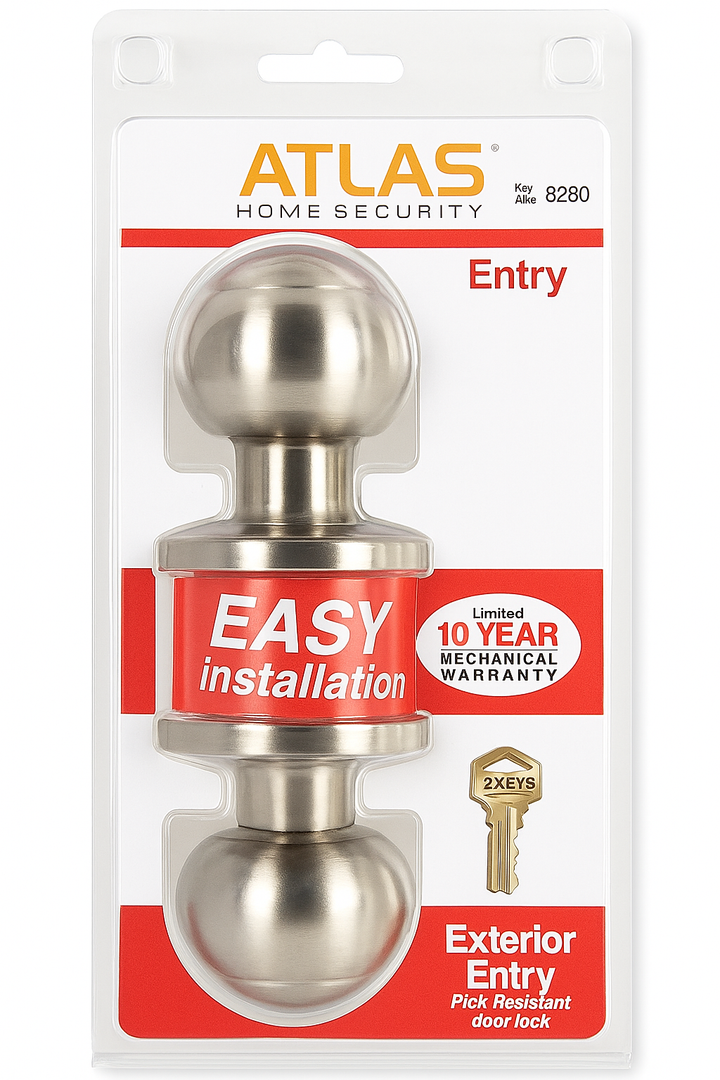 Atlas Exterior Entry Pick Resistant door Lock