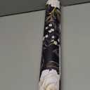 Vintage White Gold Floral Wallpaper Peel and Stick Dark Blue Leaf Contact Paper 17.5" x 393.7" Vinyl Waterproof Self Adhesive Boho Botanical Wall Mural for Cabinet Drawer Walls Room (Navy,White,Gold)