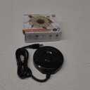 Bird Bath Heater,Birdbaths De-Icer,Birdbath Water Heater Deicer with Thermostatically Controlled,Heated Bird Bath Deicer Suitable for Birdbath Farm Livestock Drinking Outdoors in Winter,Black