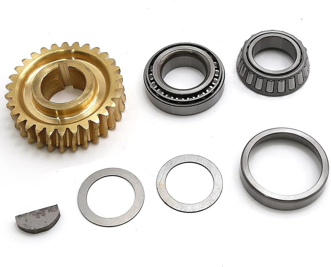 EATAKWARD MTD Troy-Bilt Horse Tiller Tine Shaft Worm Gear Replacement Kit, Replaces GW-11527 11527 GW-1064 1064