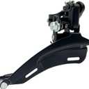 Universal Bike Front Derailleur 3 Speed, Steel Bicycle Derailleur Replacement Parts for Mountain Bike, BMX, Cruiser, Electric, Folding, Hybrid Bicycles, Speed Changer TZ-30 Front Dialer