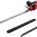 MaxMore Cordless Hedge Trimmer Compatible with Milwaukee 18V Battery Brushless Bush Handheld Shrub Trimmer w/ 22'' Dual-Action Blade & 3/5" Cutting Capacity & 1600RPM & Safety Lock (Tool Only) (Red)