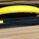 Kan Jam Foldable Travel Disc Toss Game - Black & Yellow, Standard, Nylon - Portable All-Weather Beach Games - Built-in Scoring for Tailgate Essentials - Easy Setup for Yard Fun