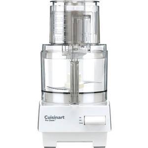 Cuisinart 7-Cup Pro Classic Food Processor, 600-Watt Motor, Vegetable Chopper & Blender for Mincing, Dicing, Shredding, Puree & Kneading Dough, DLC-10SYP1, White