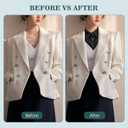 Denim Fake Collar for Women, Black Denim Collars for Women Fashionable Lady Fake Sweater Detachable Dickey Removable Choker Blouse Top for Girls Decorative Favors Valentine's Day (Black)