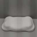 Cloud Pillow, Cloud Neck Pillow, Ergonomic Memory Foam Pillows, Adjustable Cervical Neck Support Pillow with Breathable Pillowcase for Side Back Stomach Sleepers(White)