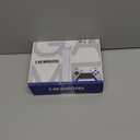 2.4G Wireless Game Controller Set, Dual Gamepad with USB Receiver, White and Black, Classic Game Console Support, 10 Simulator Compatible