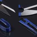 Kebinfen Bonsai Tree Pruning Trimming Starter Tool Kit - Pruning Scissors, Bonsai Scissors for Bud & Leaves Trimmer, Bamboo Rake - Set of 3