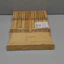 Utoplike In-drawer Knife Block Bamboo Kitchen Knife Drawer Organizer Large, handle Steak knife Holder without Knives, Fit for 16 Knife and 1 Sharpening Steel (Knives & Sharpening Not Included)