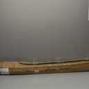 Kemmie 1" Classic Window Curtain Rod with Round Finials Simple Single Telescoping Drapery Rod, 72-144", Matted White