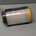 Inflatable Dog Cone Collar with Detachable Enhanced Anti-Licking Shield, Soft Neck Donut Collar for Dogs After Surgery, Adjustable Dog Cone Alternative for Large Medium Small Dogs & Cats (S Neck 4"-7", Lemon)