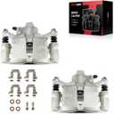 Torchbeam Rear Brake Calipers Set for Chevrolet 2000-2010 Impala, Chevrolet 2000-2007 Monte Carlo, Pontiac 1997-2003 Grand Prix, Rear Left and Rear Right Calipers Replace # 18B4644+18B4645