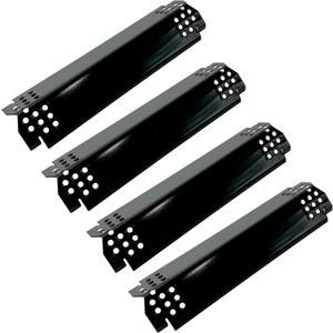 DP148 4pk Heat Plates for Nexgrill 720-0830H, 720-0864, 720-0864M Gas Grill, Porcelain Steel Grill Heat Shield Tent, Burner Cover, Flame Tamer for Home Depot Nexgrill 4 Burner 720-0830H