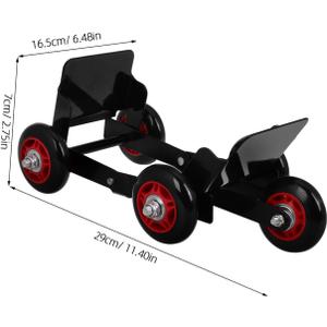 PRETYZOOM Heavy Duty Motorcycle Tire Dolly with 5 Wheels Portable Emergency Tire Roller for Motorcycles Bicycles and Tricycles and Moving Tool 