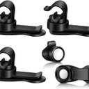 Moxweyeni 3 Pcs Bladder Clip Water Tube Hydration Hose Magnetic Clip Military Backpack Tactical Backpack Accessories Source Hydration Pack Water Bladder Holding Drinking Valve Tube in Place (Black)