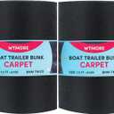 Boat Trailer Bunk Carpet, Thicken Bunk Carpet for Boat Trailers, Marine Carpet Cover for Trailers, Lift Runner or Jet Ski (6 Sizes,4 Colors,1-2 Pack)