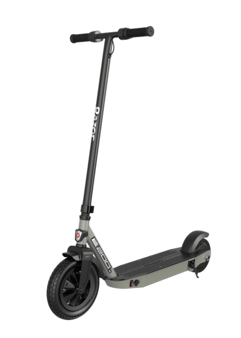 Razor E200 HD Electric Scooter - High-Torque Hub Motor, up to 13 MPH, Electric Scooter for Teens